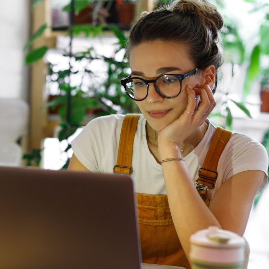 Woman on laptop
